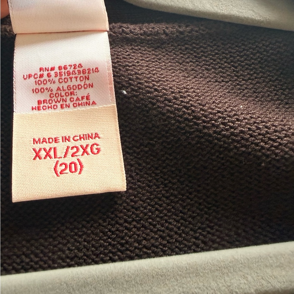 Faded Glory Dark Brown Knit Sweater - Picture 5 of 7